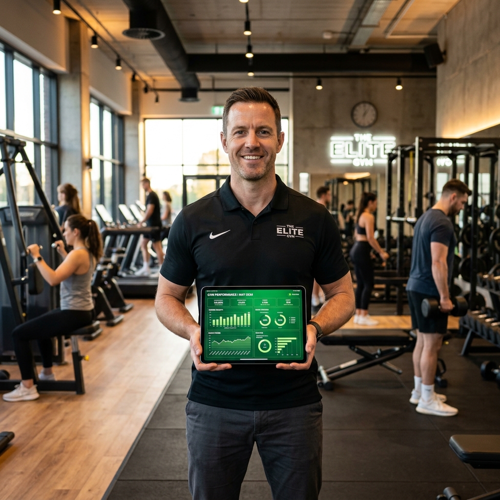 Gym Operations Analytics Tablet